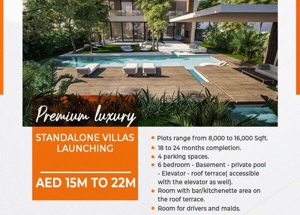 Luxury Launch | Standalone Villas, Dubai